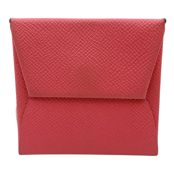 エルメス HERMES バスティア T刻印　(2015年) ローズアザレ ヴォーエプソン ユニセックス コインケース