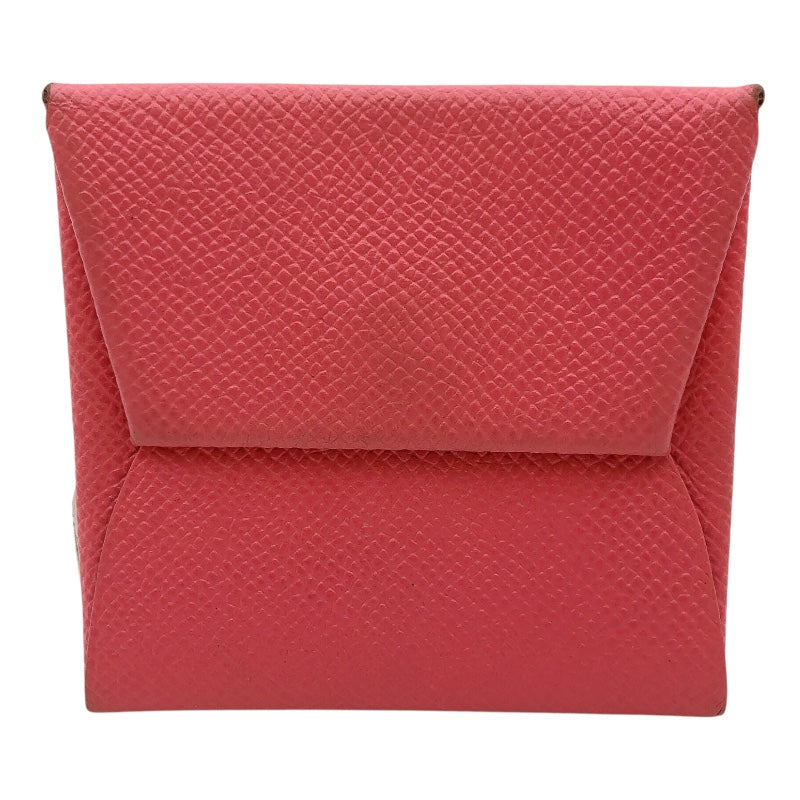 エルメス HERMES バスティア T刻印　(2015年) ローズアザレ ヴォーエプソン ユニセックス コインケース