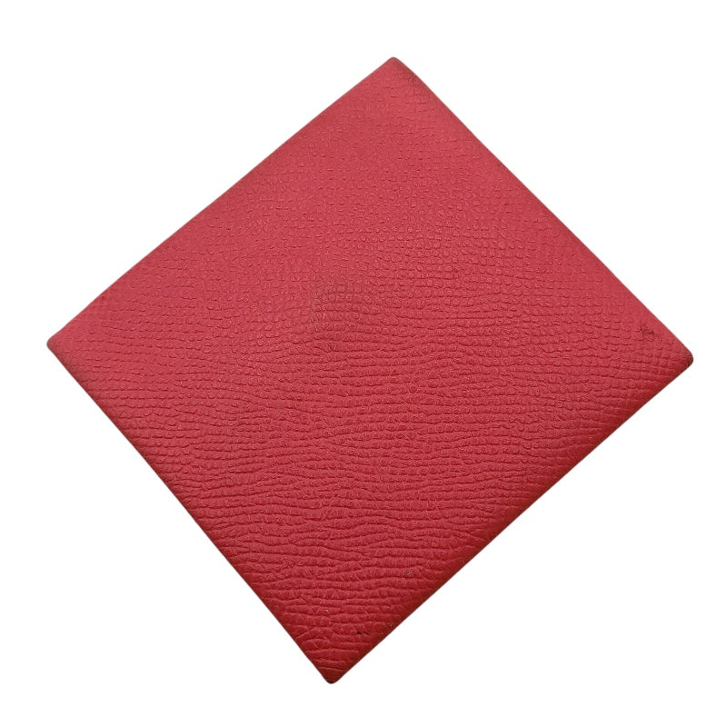 エルメス HERMES バスティア T刻印　(2015年) ローズアザレ ヴォーエプソン ユニセックス コインケース