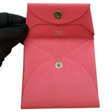 エルメス HERMES バスティア T刻印　(2015年) ローズアザレ ヴォーエプソン ユニセックス コインケース