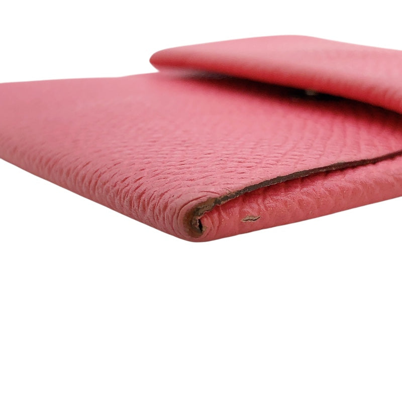 エルメス HERMES バスティア T刻印　(2015年) ローズアザレ ヴォーエプソン ユニセックス コインケース