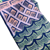 エルメス HERMES ツイリー　SUPER　SILK　QUEST 紫/緑/青 シルク100％ レディース スカーフ