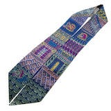 エルメス HERMES ツイリー　SUPER　SILK　QUEST 紫/緑/青 シルク100％ レディース スカーフ