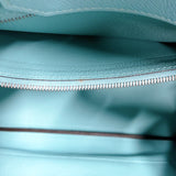 エルメス HERMES バーキン35 T刻印　(2015年製) ブルーアトール　シルバー金具 ヴォーエプソン レディース ハンドバッグ