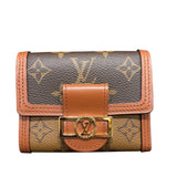 ルイ・ヴィトン LOUIS VUITTON ポルトフォイユ・ドーフィーヌ コンパクト M68725 モノグラムリバース PVC レディース 三つ折り財布