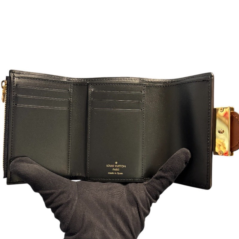 ルイ・ヴィトン LOUIS VUITTON ポルトフォイユ・ドーフィーヌ コンパクト M68725 モノグラムリバース PVC レディース 三つ折り財布