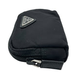 プラダ PRADA トライアングルロゴポーチ ブラック ナイロン ユニセックス ポーチ