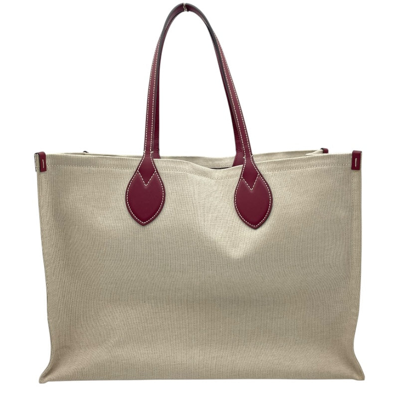 グッチ GUCCI GUCCIプリントラージトート 772177 ベージュ キャンバス/レザー ユニセックス トートバッグ