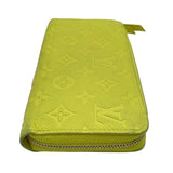 ルイ・ヴィトン LOUIS VUITTON ジッピー・ウォレット M25699 イエロー モノグラム・アンプラント レディース 長財布