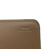 フェンディ FENDI スタッズチェーンウォレット 8M0365 ベージュ系 レザー レディース ウォレットチェーン