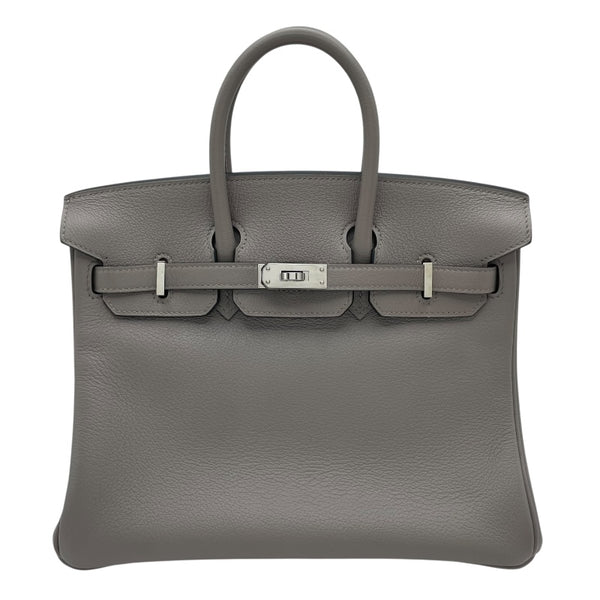 エルメス HERMES バーキン25 Y刻印　(2020年製) グリアスファルト　シルバー金具 トリヨンノビーヨ レディース ハンドバッグ