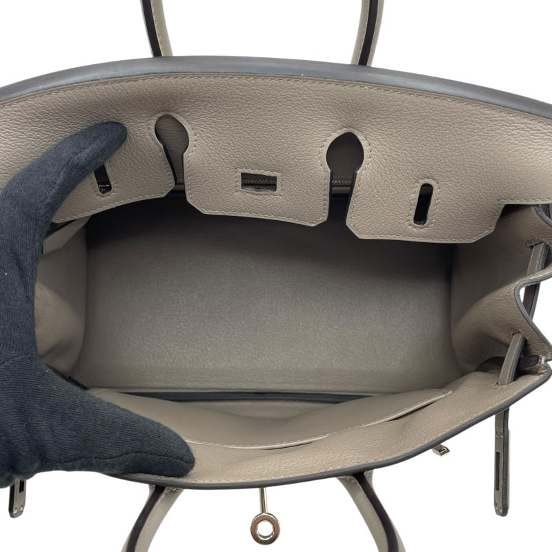 エルメス HERMES バーキン25 Y刻印　(2020年製) グリアスファルト　シルバー金具 トリヨンノビーヨ レディース ハンドバッグ