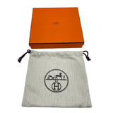 エルメス HERMES コンスタンス コンパクト A刻印（2017年製) オレンジ　ゴールド金具 オーストリッチ レディース 二つ折り財布