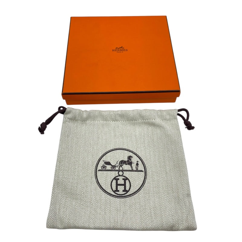 エルメス HERMES コンスタンス コンパクト A刻印（2017年製) オレンジ　ゴールド金具 オーストリッチ レディース 二つ折り財布