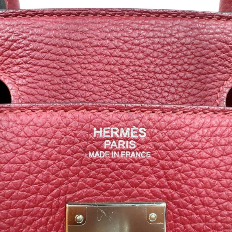 エルメス HERMES バーキン30 X刻印　(2016年製) ルージュグレナダ　シルバー金具 トゴ レディース ハンドバッグ