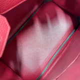 エルメス HERMES バーキン30 X刻印　(2016年製) ルージュグレナダ　シルバー金具 トゴ レディース ハンドバッグ