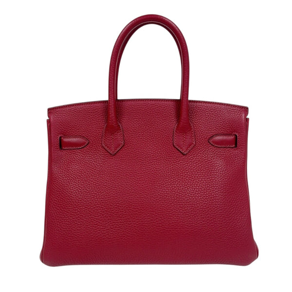 エルメス HERMES バーキン30 X刻印　(2016年製) ルージュグレナダ　シルバー金具 トゴ レディース ハンドバッグ