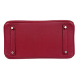 エルメス HERMES バーキン30 X刻印　(2016年製) ルージュグレナダ　シルバー金具 トゴ レディース ハンドバッグ