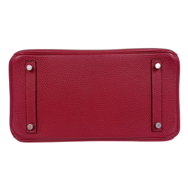 エルメス HERMES バーキン30 X刻印　(2016年製) ルージュグレナダ　シルバー金具 トゴ レディース ハンドバッグ