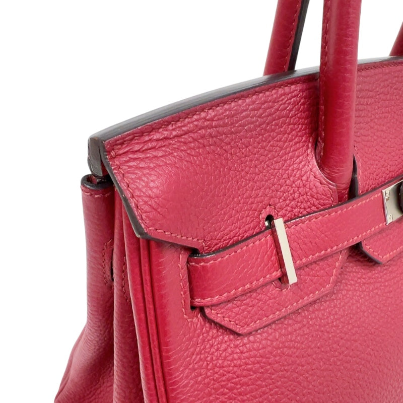 エルメス HERMES バーキン30 X刻印　(2016年製) ルージュグレナダ　シルバー金具 トゴ レディース ハンドバッグ