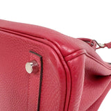 エルメス HERMES バーキン30 X刻印　(2016年製) ルージュグレナダ　シルバー金具 トゴ レディース ハンドバッグ