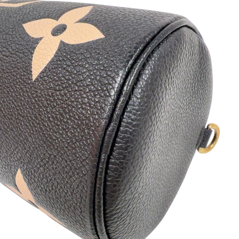 ルイ・ヴィトン LOUIS VUITTON パピヨンBB M45980 ブラック ゴールド金具 バイカラーモノグラム・アンプラント レディース ショルダーバッグ