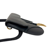 クリスチャン・ディオール Christian Dior サドルラフットボディバッグ S5632CWGH ブラック　ゴールド金具 カーフ レディース ショルダーバッグ