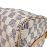 ルイ・ヴィトン LOUIS VUITTON スピーディー・バンドリエール25 N40608 ホワイト　ゴールド金具 ダミエ・アズール ユニセックス ショルダーバッグ