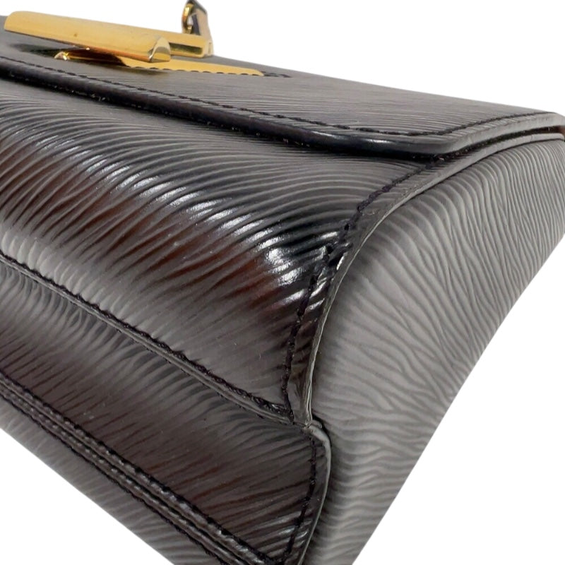 ルイ・ヴィトン LOUIS VUITTON ツイストMM M57050 ブラック　ゴールド金具 エピ レディース ショルダーバッグ