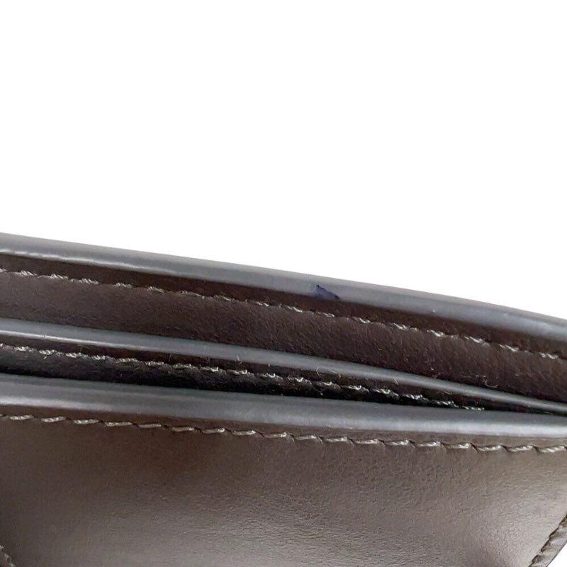 セリーヌ CELINE ミディアムストラップウォレット 10B643 グレー/ピンク グレインカーフ レディース 二つ折り財布