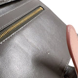 セリーヌ CELINE ミディアムストラップウォレット 10B643 グレー/ピンク グレインカーフ レディース 二つ折り財布