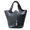 エルメス HERMES ピコタンロックPM W刻印　(2024年製) グリミスティ　シルバー金具 トリヨンクレマンス レディース ハンドバッグ
