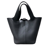 エルメス HERMES ピコタンロックPM W刻印　(2024年製) グリミスティ　シルバー金具 トリヨンクレマンス レディース ハンドバッグ