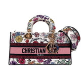 クリスチャン・ディオール Christian Dior レディディージョイ マルチカラー/ゴールド金具 キャンバス レディース ショルダーバッグ