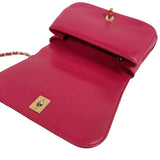 シャネル CHANEL トップハンドルチェーンショルダー ピンク/ゴールド金具 ラムスキン レディース ハンドバッグ