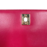 シャネル CHANEL トップハンドルチェーンショルダー ピンク/ゴールド金具 ラムスキン レディース ハンドバッグ