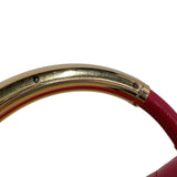 シャネル CHANEL トップハンドルチェーンショルダー ピンク/ゴールド金具 ラムスキン レディース ハンドバッグ