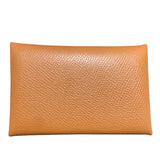 エルメス HERMES カルヴィ B刻 ゴールド エプソン レディース カードケース