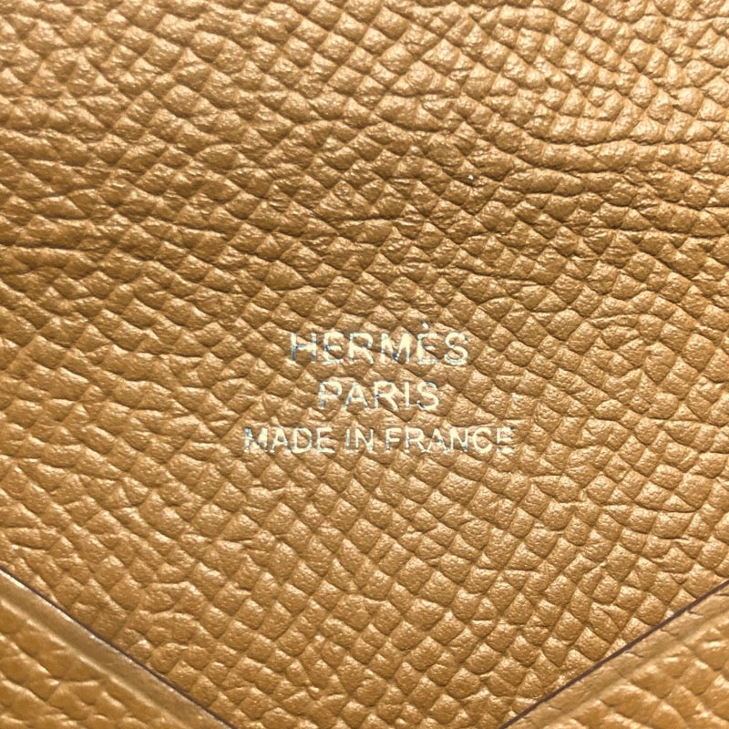 エルメス HERMES カルヴィ B刻印 (2023年製) ゴールド ヴォーエプソン