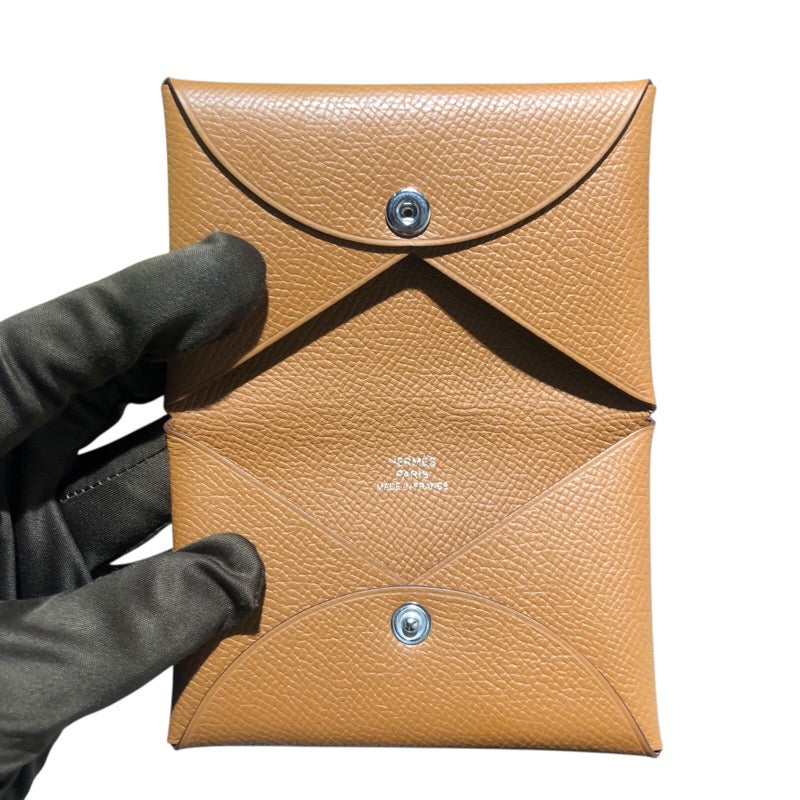 ✨美品✨HERMES エルメス　カルヴィ　エプソン 楽天市場】エルメス カルヴィ デュオ セサミ ヴォーエプソン シルバー