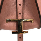 トッズ TOD’S Tタイムレスレザーショッピングバッグミニ ピンク レザー レザー レディース