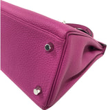 エルメス HERMES ケリー28 C刻 ローズパープル　シルバー金具 トゴ レディース ショルダーバッグ