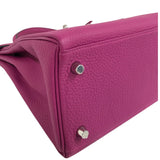 エルメス HERMES ケリー28 C刻 ローズパープル　シルバー金具 トゴ レディース ショルダーバッグ