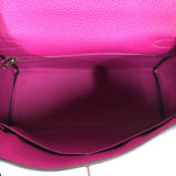 エルメス HERMES ケリー28 C刻 ローズパープル　シルバー金具 トゴ レディース ショルダーバッグ