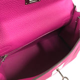 エルメス HERMES ケリー28 C刻 ローズパープル　シルバー金具 トゴ レディース ショルダーバッグ