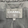 シャネル CHANEL グリッター装飾ツイードジャケット P77233 ブラック コットン レディース その他アウター