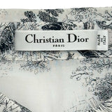 クリスチャン・ディオール Christian Dior トワルドゥジュイ 半袖シャツワンピース 221R81A3802 ホワイト コットン レディース ワンピース