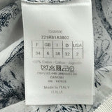 クリスチャン・ディオール Christian Dior トワルドゥジュイ 半袖シャツワンピース 221R81A3802 ホワイト コットン レディース ワンピース