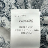 クリスチャン・ディオール Christian Dior トワルドゥジュイ 半袖シャツワンピース 221R81A3802 ホワイト コットン レディース ワンピース