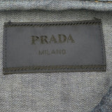 プラダ PRADA トラアングルロゴデニムシャツジャケット GEB255 ブルー デニム メンズ その他アウター